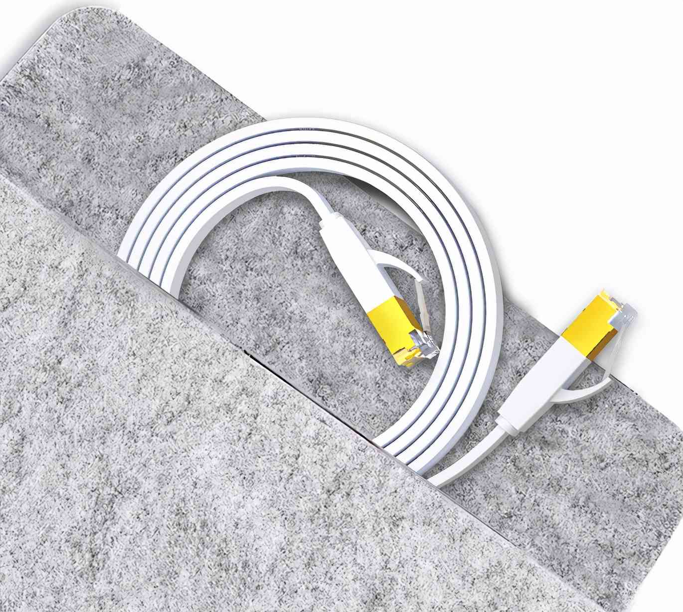 山泽网线深度评测：圆线与扁线的核心区别及选购策略